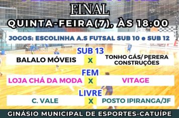 FINAL JOGOS DA PRIMAVERA DE FUTSAL