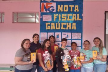 ALUNOS DOS ANOS FINAIS RECEBERAM PREMIAÇÃO DO CONCURSO DE DESENHO DO PROGRAMA EDUCAÇÃO FISCAL E NOTA FISCAL GAÚCHA