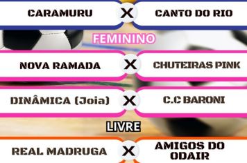 RODADA DO CAMPEONATO MUNICIPAL DE FUTSAL 