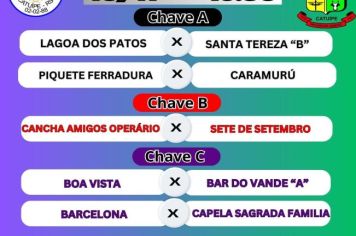 JOGOS DO CAMPEONATO MUNICIPAL DE BOCHAS CATEGORIA VETERANOS