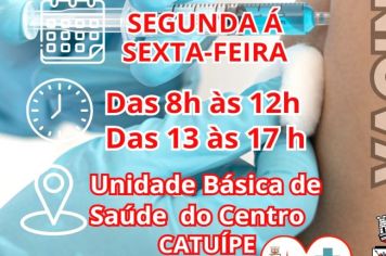 VACINA DA GRIPE SERÁ AMPLIADA PARA TODO O PÚBLICO ACIMA DE 6 MESES