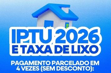 IPTU e Taxa de Coleta de Lixo 2026