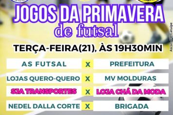 JOGOS DA PRIMEVERA DE FUTSAL