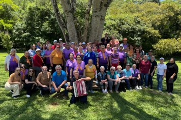 Grupo Conviver é Viver na Melhor Idade realiza passeio de encerramento no Moinho Arroio Leão