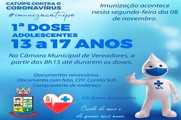CALENDÁRIO DE VACINAÇÃO CONTRA A COVID-19