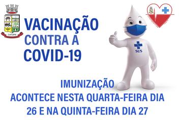 IMUNIZAÇÃO COM VACINA DA PFIZER ACONTECE NESTA QUARTA E QUINTA-FEIRA EM CATUÍPE