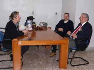 Administração municipal  recebe visita do governador do Rotary