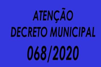 oder Executivo de Catuípe publicou novo Decreto Municipal 068/2020