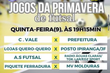 JOGOS DA PRIMEVERA DE FUTSAL