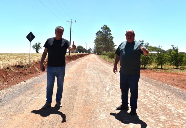 CONCLUIDO O CALÇAMENTO NA COMUNIDADE BOA VISTA