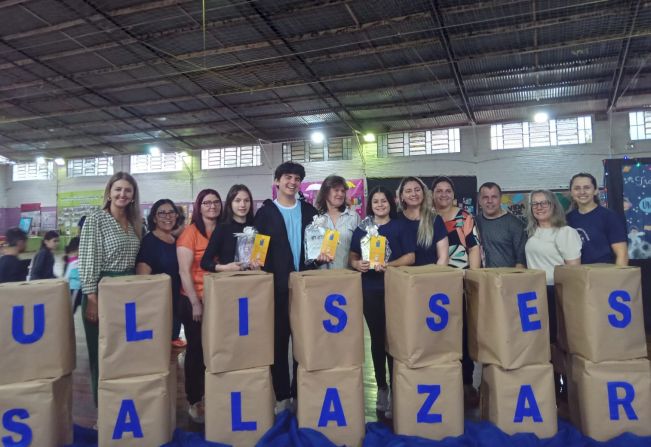 CONCURSO DO PROGRAMA DE EDUCAÇÃO FISCAL E NOTA FISCAL GAÚCHA PREMIA ALUNOS DA ESCOLA ULISSSES SALAZAR