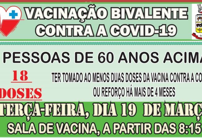 VACINAÇÃO BIVALENTE CONTRA A COVID-19