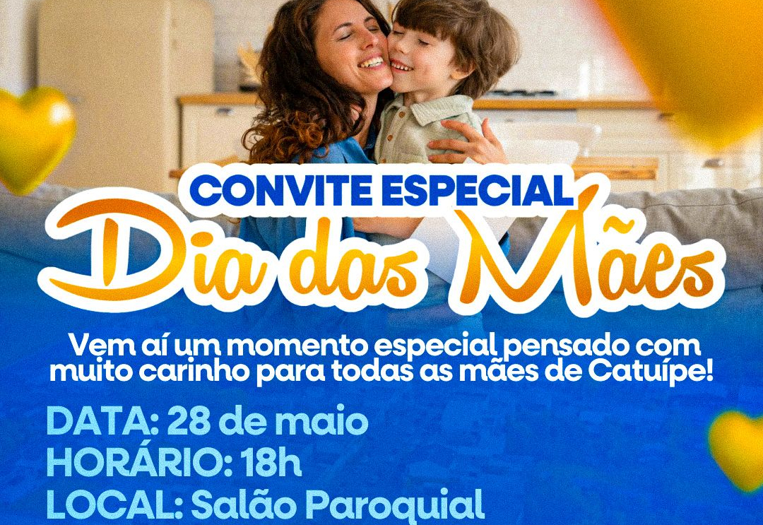 Convite Evento dia das Mães