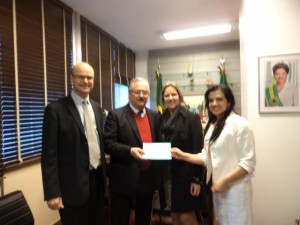 Prefeita cumpre extensa agenda na capital gaúcha