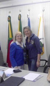 Governadora do Lions visita o município  e apresenta metas de sua atual gestão