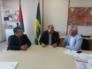 Prefeito Baroni manteve audiência na Secretaria de saúde do estado
