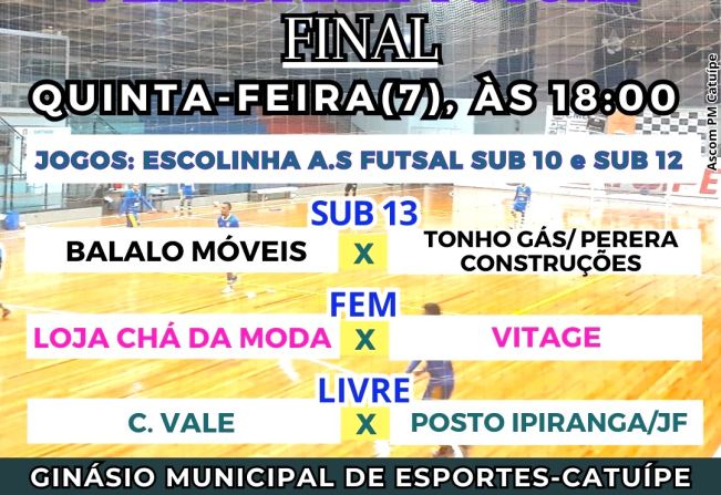 FINAL JOGOS DA PRIMAVERA DE FUTSAL