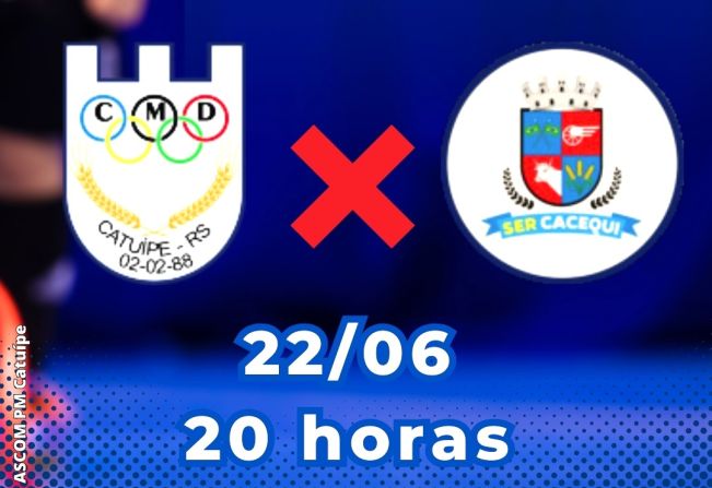 CMD CATUÍPE ESTREIA EM CASA NO GAÚCHÃO DE FUTSAL SÉRIE C NESTE SÁBADO