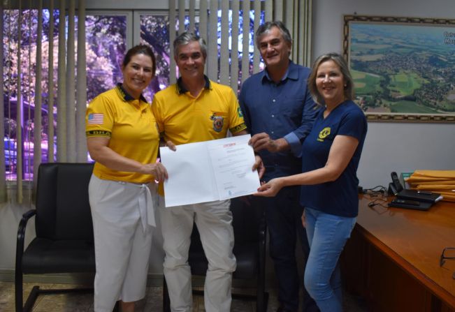 GOVERNADOR DO LIONS DISTRITO LD4 FAZ VISITA AO EXECUTIVO MUNICIPAL DE CATUIPE