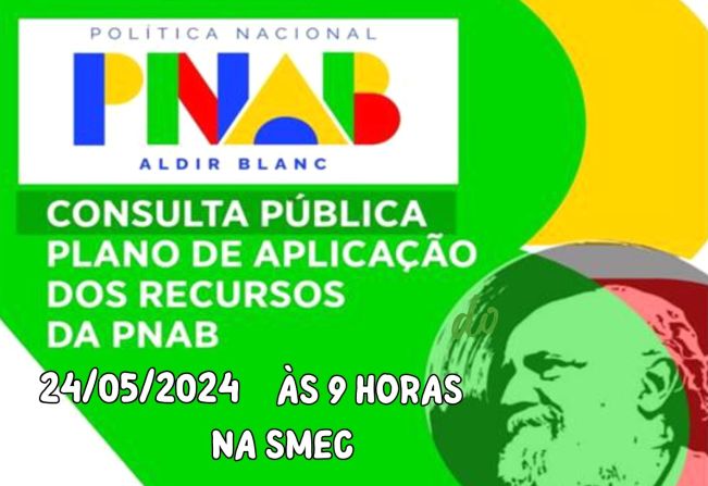 SECRETARIA MUNICIPAL DE EDUCAÇÃO, CULTURA, TURISMO E ESPORTE DE CATUÍPE/RS LANÇA CONSULTA PÚBLICA SOBRE PNAB - POLÍTICA NACIONAL ALDIR BLANC 
